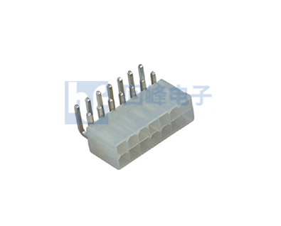 4.2MM 间距 2*7P 双排 90度插板 Wafer 连接器