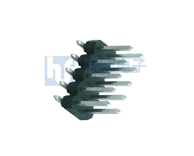 2.54mm 单层双排 180°SMT排针
