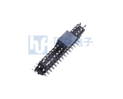 2.0mm 双层双排 加夹持盖 排针
