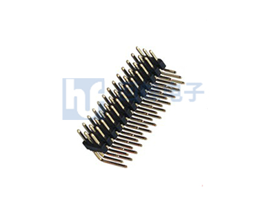 2.0mm 单层三排 90度弯插 排针