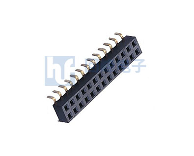 2.54MM H=5.0MM 双排 蜈蚣脚 排母