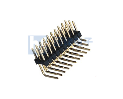 2.54mm 单层三排 90°DIP 排针