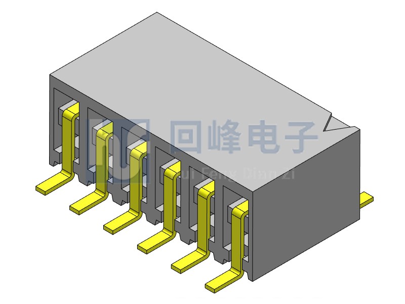2.54mm排母 单排单塑 SMT 90度 2*40PIN