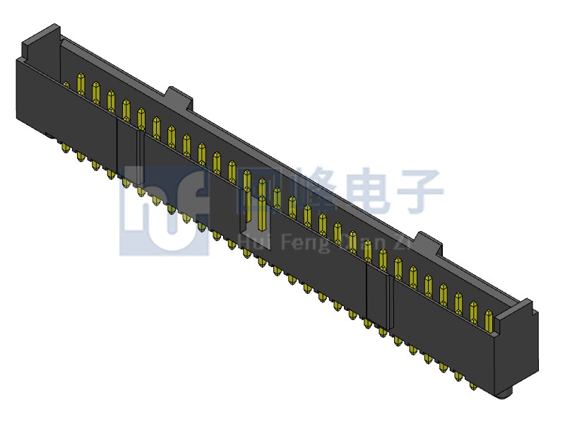 2.0mm 双排公座 2*28PIN 耐高温