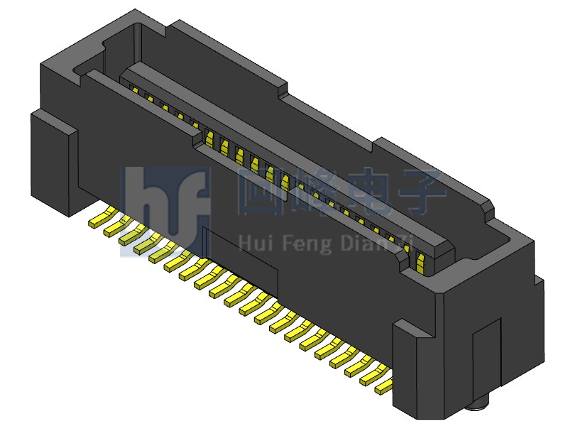 0.8mm 双排公座 2*20PIN 耐高温
