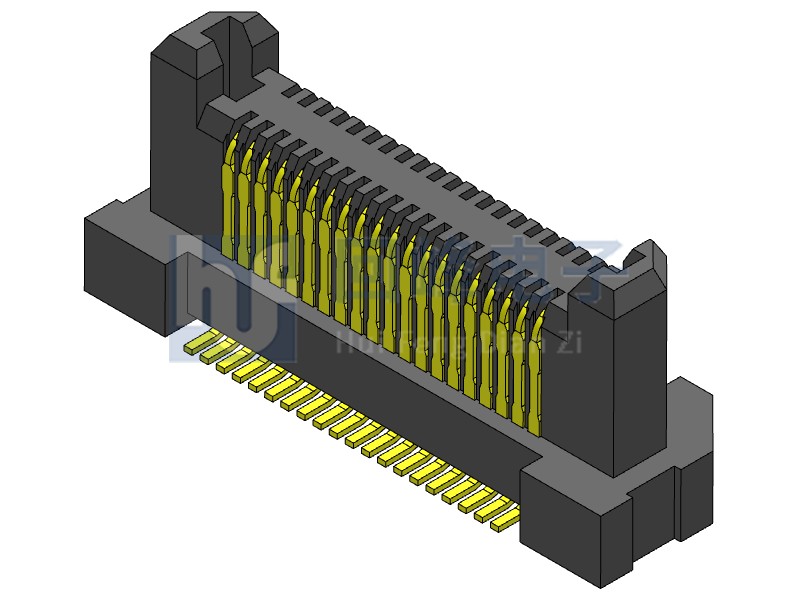 0.5mm 双排公座 2*20PIN 耐高温