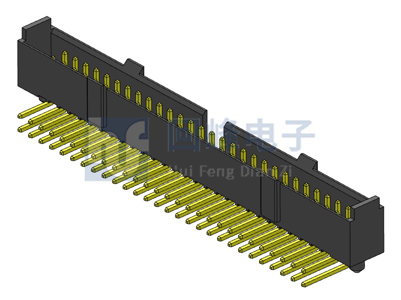 2.0mm 双排公座 2*56PIN 耐高温