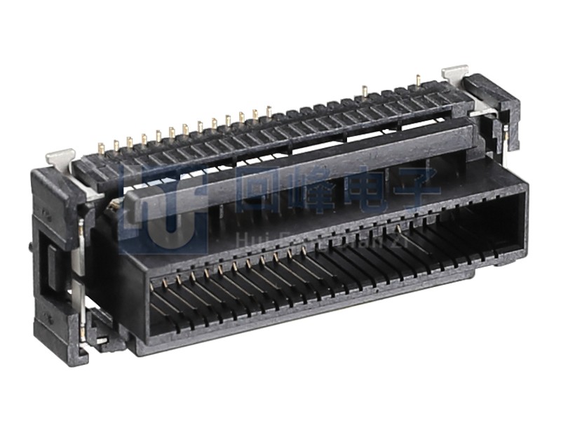0.8mm 双排公座 2*24PIN SMT 耐高温