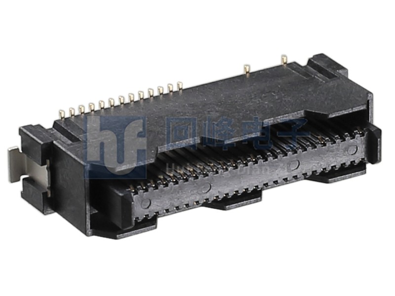 0.8mm 双排公座 SMT 2*24PIN 耐高温