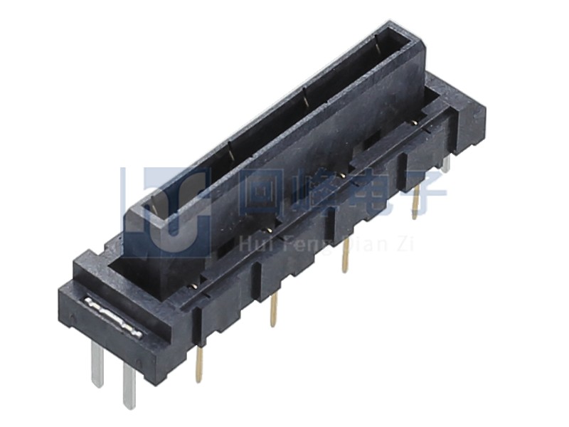 6.5mm 双排公座 2*4PIN 耐高温 黑色