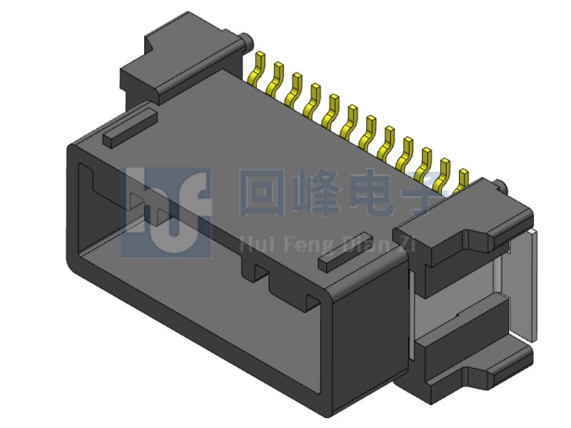 2.2mm 双排公座 SMT 2*20PIN 耐高温