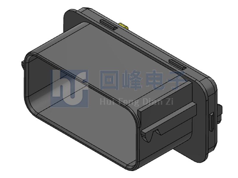 0.8mm 汽车连接器 黑色塑壳 30PIN 耐高温