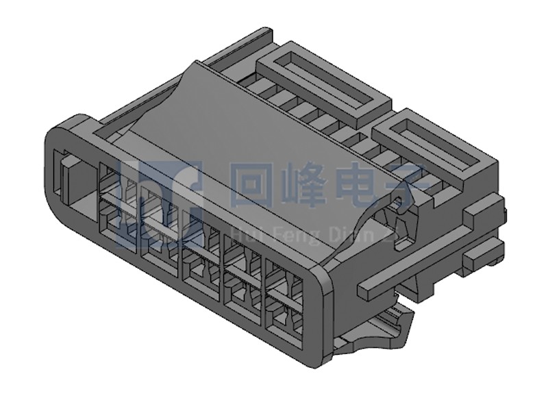 0.8mm 汽车线束连接器 母座  2*10PIN