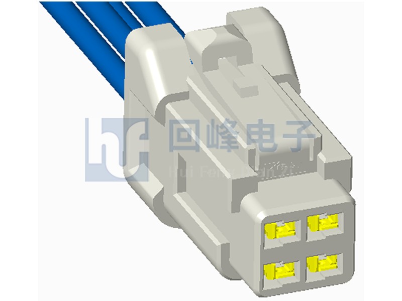 2.20mm间距 2*2PIN 母座+端子