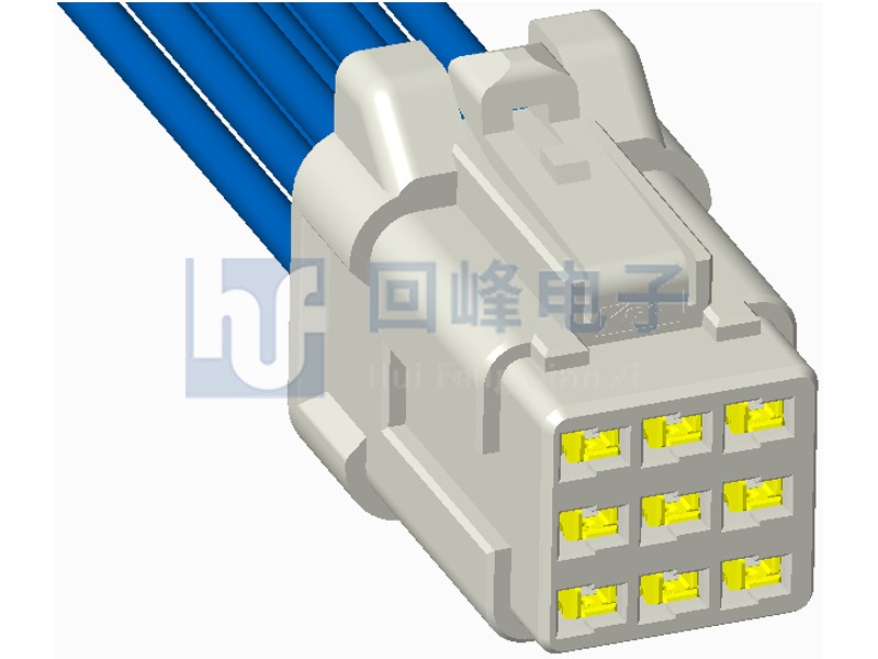 2.20mm 母端子护套 3*3PIN 线到线/线到板