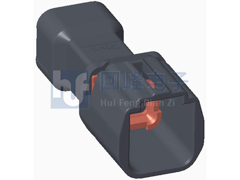 2.20mm 公端子护套 2*2PIN 线到线
