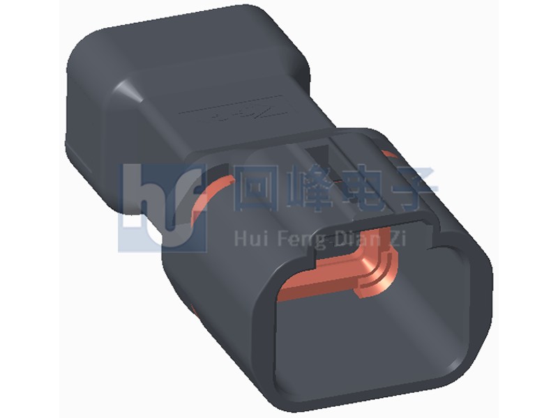 2.20mm 公端子护套 2*3PIN 线到线