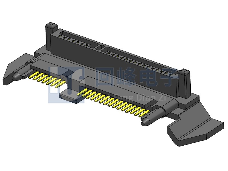 1.27mm  单排 2*24PIN 耐高温 黑色