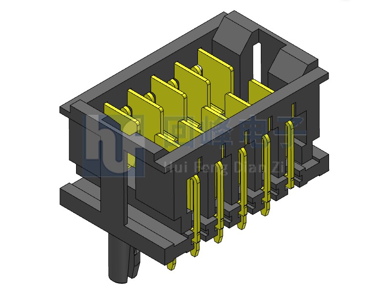 长度2.8mm/高度7.9mm双排 2*5PIN 耐高温 黑色
