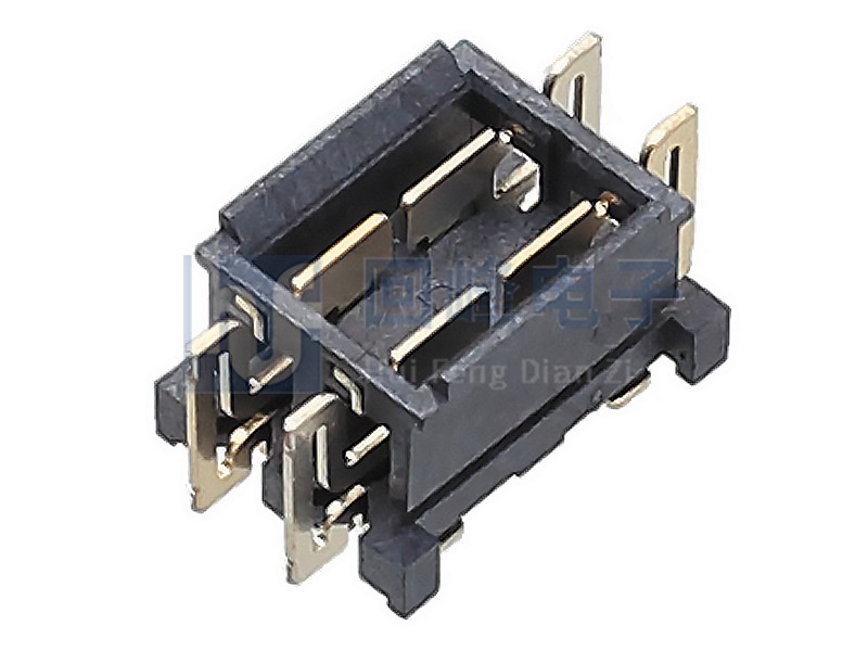 2.54mm 双排 2*2PIN 耐高温 黑色