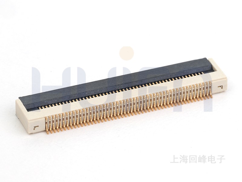 0.5mm间距 H3.9mm SMT  90度弯脚  立贴