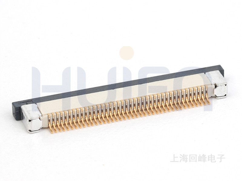 0.5mm间距 H2.5mm SMT 90度弯脚 卧贴