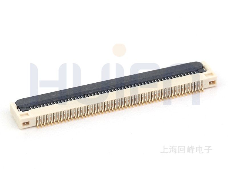 0.5mm间距 H2.5mm SMT 90度 卧贴