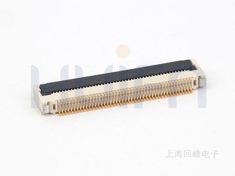 0.5mm间距 H2.4mm SMT 90度 卧贴