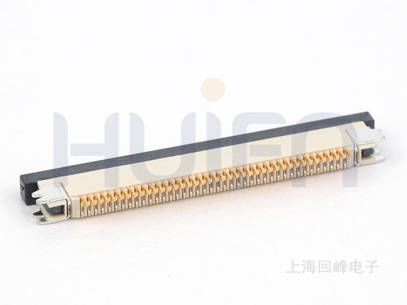 0.5mm间距 H4.0mm SMT 90度 卧贴