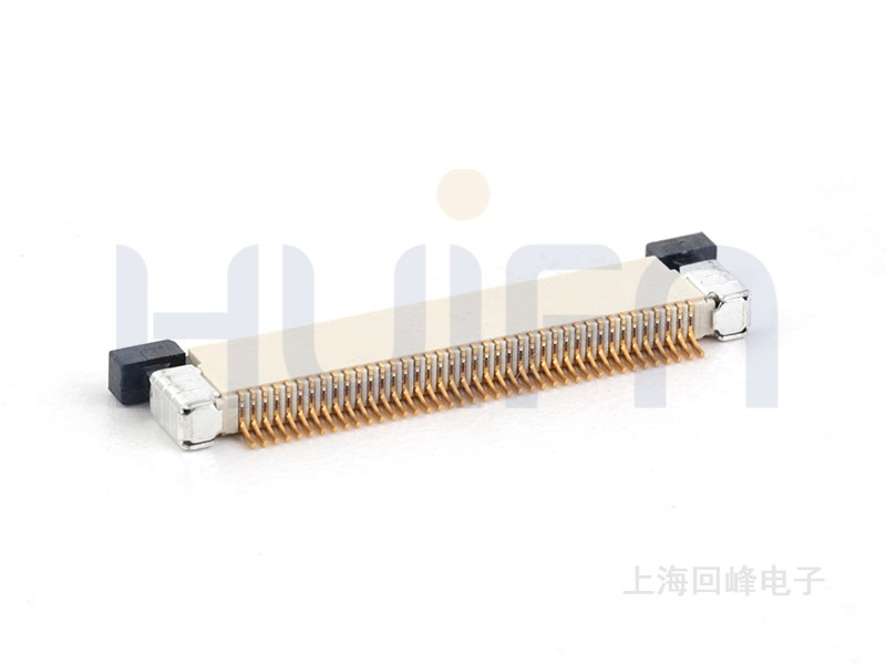 0.5mm间距 H5.5mm SMT 90度 卧贴