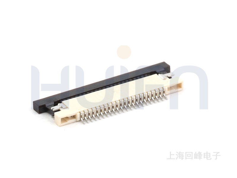 0.5mm间距 H4.3mm SMT  卧贴 下接