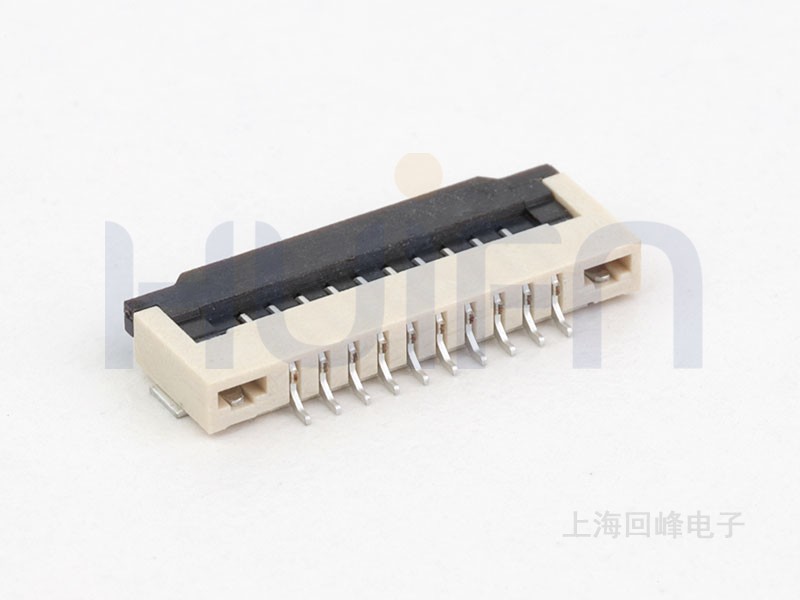 1.0mm间距 H6.35mm 90度 SMT 下接式