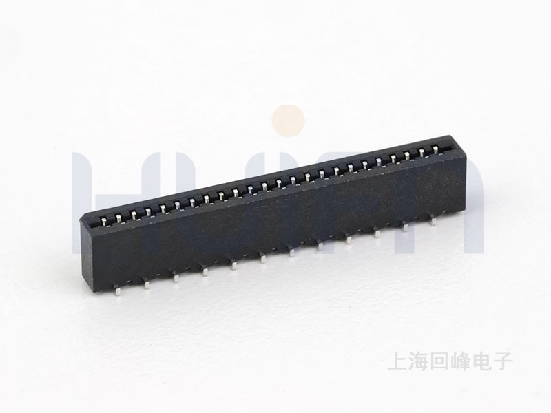 1.0mm间距 H6.35mm 180度 SMT 立贴