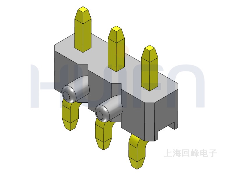 2.0mm 单塑 SMT 90度 1*40PIN 排针