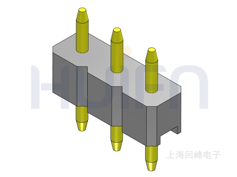 2.0mm 单塑 180度 1*40PIN 回峰