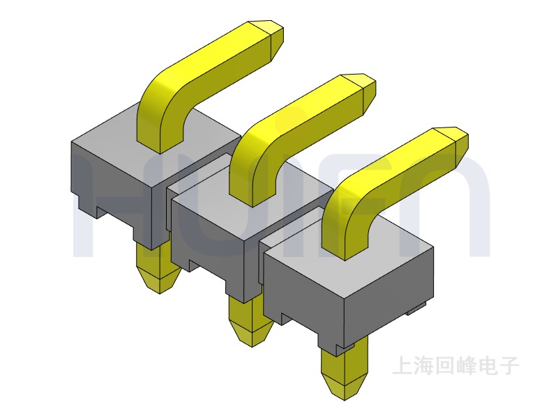 2.54mm 单塑 SMT 180度 1*40PIN 排针