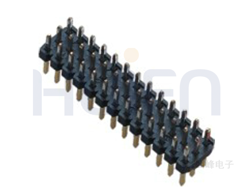 2.0mm 单层三排 180°DIP 排针
