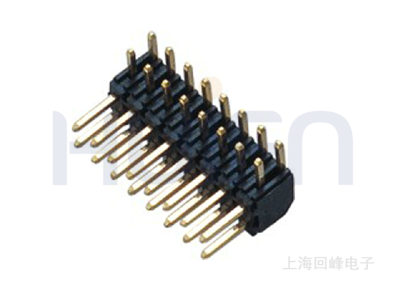 2.54mm 单层双排 90°DIP 排针