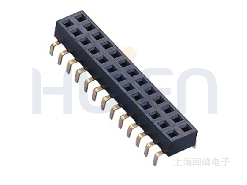 2.54MM H=5.0MM 双排 蜈蚣脚 排母