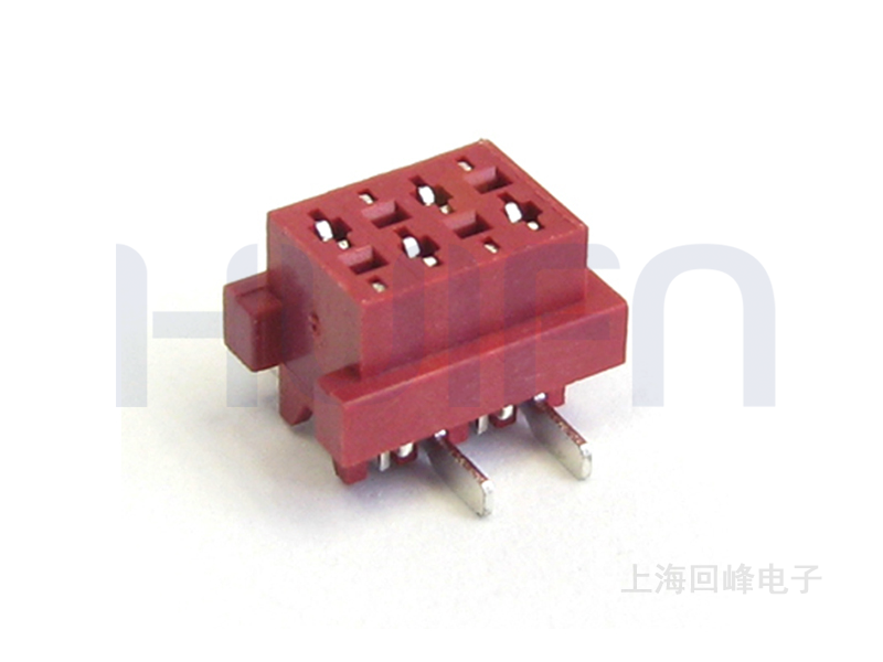 Micro Match 4P 母头 SMT 红色 接线头